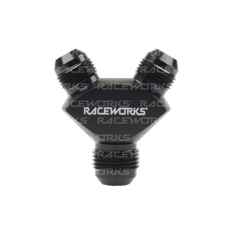 Raceworks Y Block Male Flare An Thread 1 X An-10 To 2 X