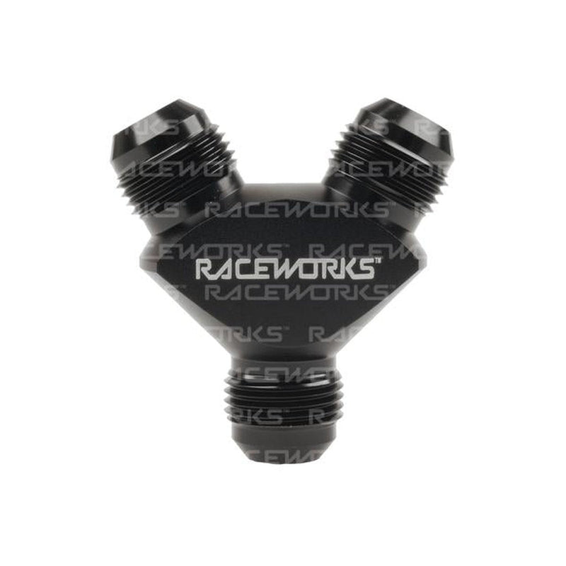 Raceworks Y Block Male Flare An Thread 3 X An-10