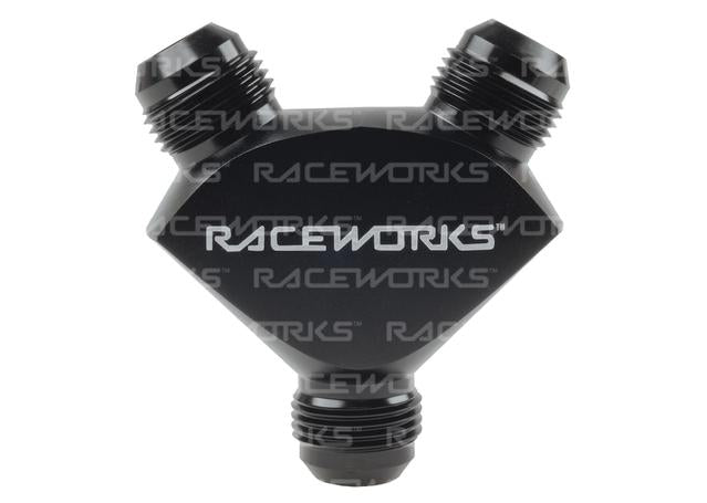 Raceworks Y Block Male Flare An Thread 3 X An-12