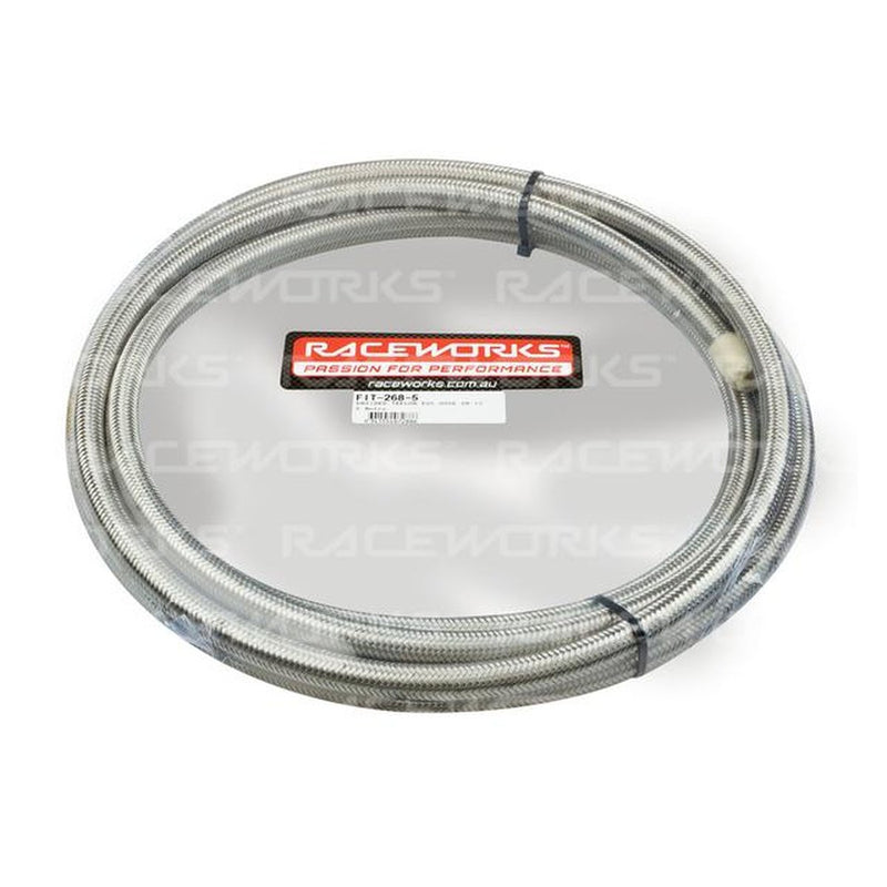 Raceworks Braided Teflon E85 Hose An-10 Metres