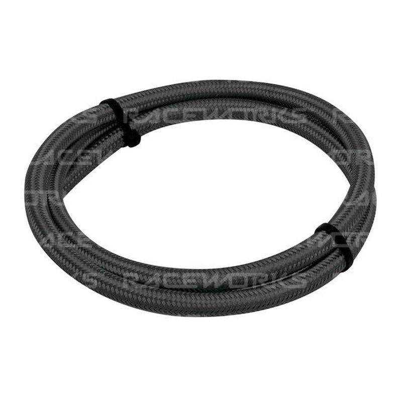 Raceworks Black Braided Teflon E85 Hose An-12 5 Metres