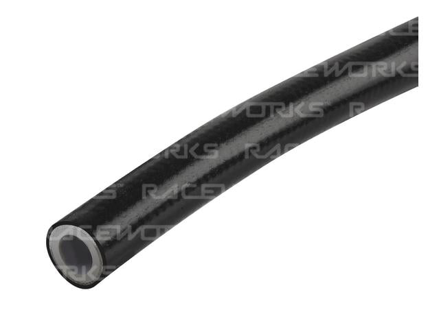 Raceworks Braided Teflon E85 Hose With Black Pvc Cover