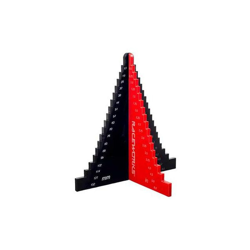 Raceworks Acrylic Hose Gauge 0.5 - 0.6in.