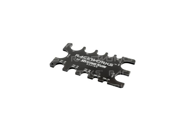 Raceworks Braided Hose Gauge Black