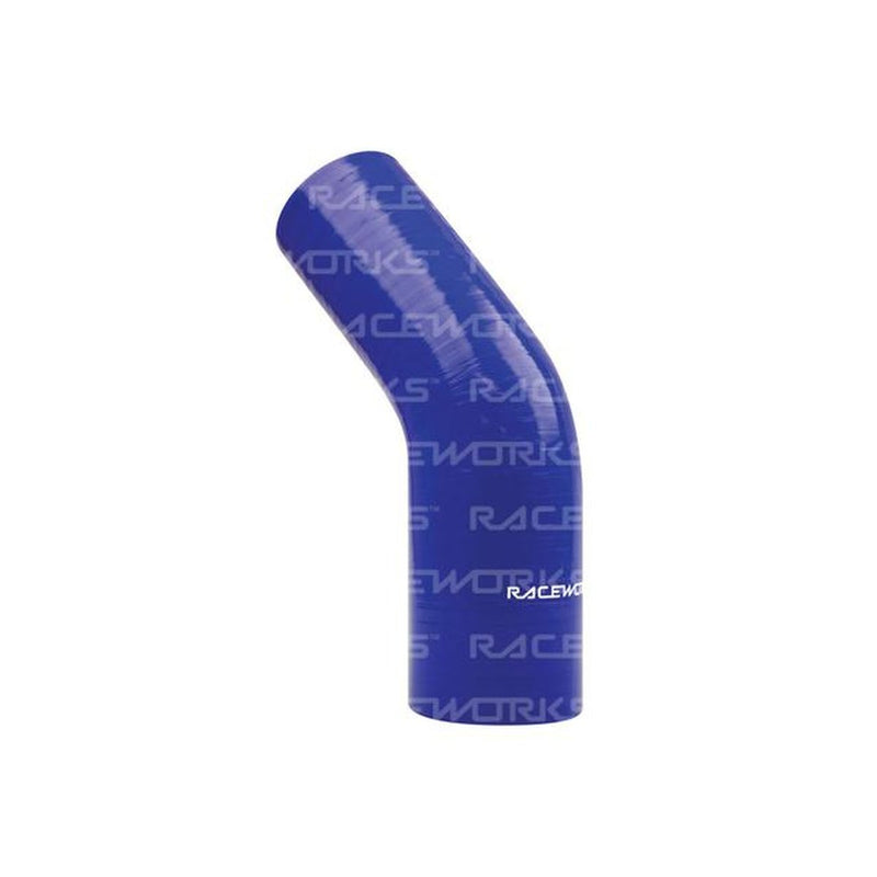 Raceworks Silicone 45 Reducer Elbow 2.5-2.75" (63-70mm)