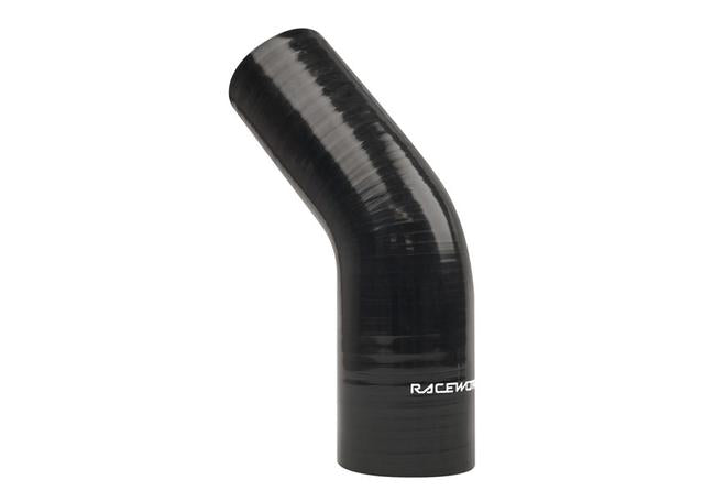 Raceworks Silicone Hose Reducers 45 Deg Elbow 1-1.50in.