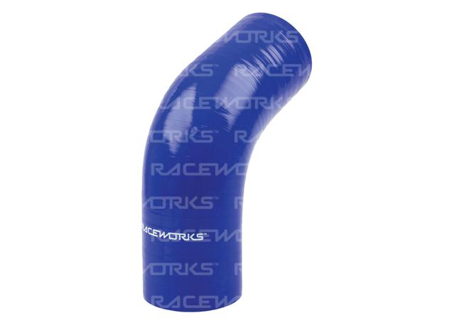 Raceworks Silicone 67 Elbow 4" (102mm) Blue