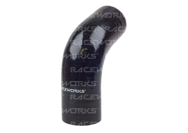 Raceworks Silicone 67 Elbow 2.5" (63mm) Black