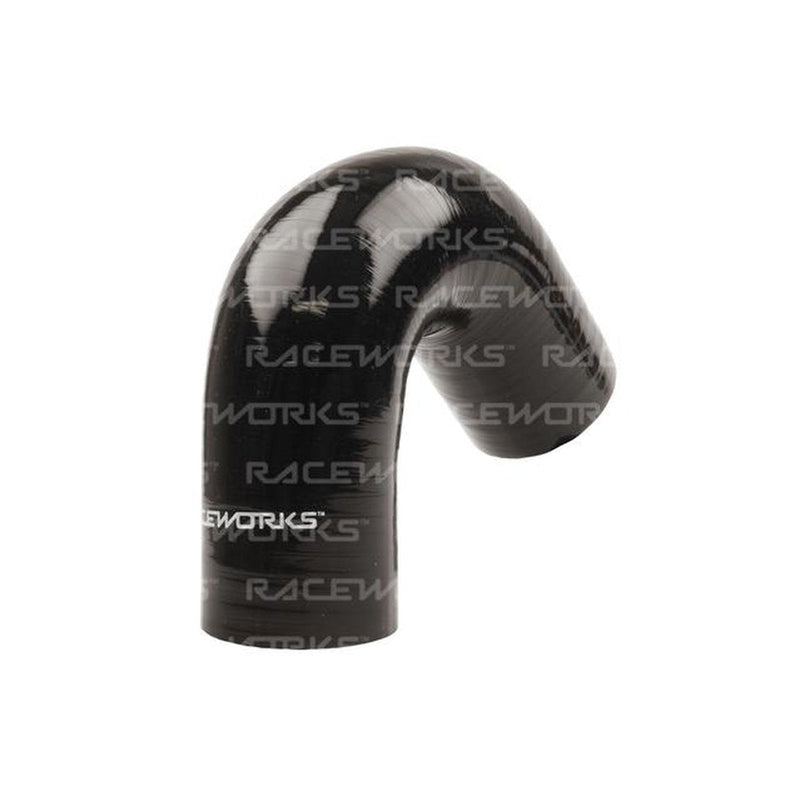Raceworks Silicone 135 Elbow 4" (102mm) Black