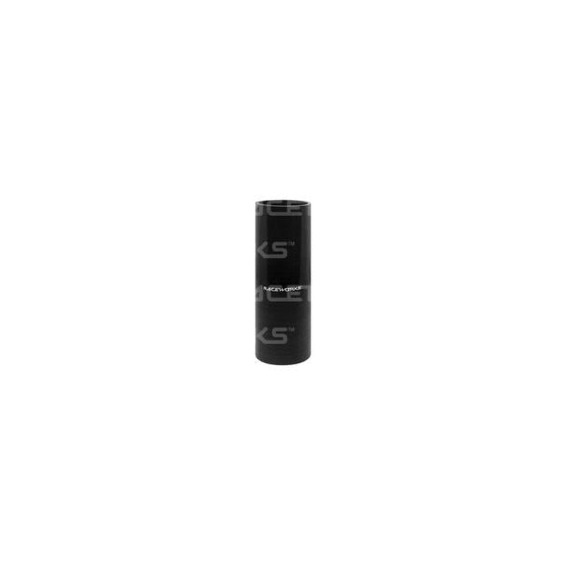 Raceworks Silicone Hose Straight Medium 3in. (76mm) Black