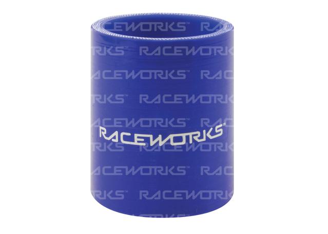 Raceworks Silicone Straight 2.5" (63mm) X 75mm Blue