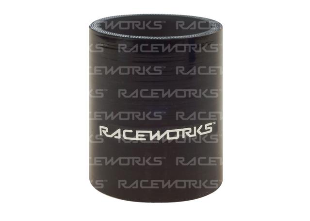 Raceworks Silicone Straight 3.5" (89mm) X 90mm Black