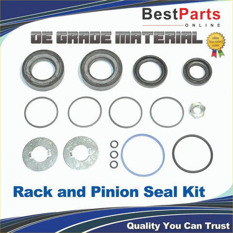 Black and silver rack and pinion seal kit with seals washers and hex nut for ford territory 2004-2011