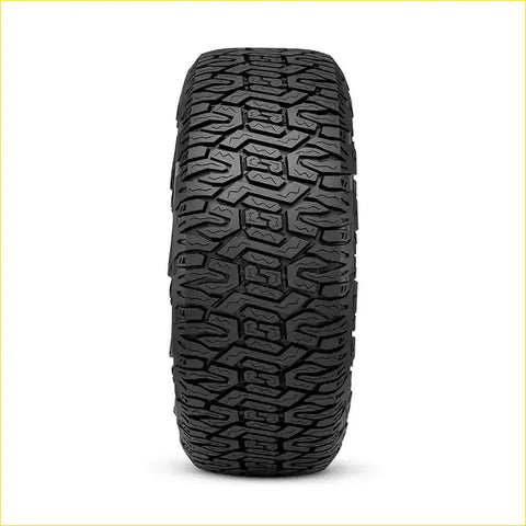 Black rubber radar renegade at pro 35x12.5 r22 tire with aggressive deep tread pattern for off-road use
