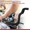Black rubber radiator coolant hose with reinforced mesh and metal clamps for 2.5L toyota rav4 2006-2012