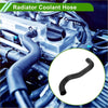 Black rubber radiator coolant hose with reinforced ends for toyota previa 2.4l engine cooling system