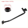 Black plastic radiator coolant hose with threaded fittings and mounting bracket for toyota tacoma 2005-2011 2.7l a/t 2wd