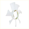 White plastic radiator cooling fan blade with metallic hub for nissan navara d21 pathfinder wd21 td27t