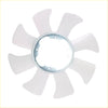White plastic radiator cooling fan blade with metallic hub for nissan urvan e24 caravan homy qd32 1993-2001