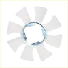 White plastic radiator cooling fan blade with metallic hub for nissan urvan e24 caravan homy qd32 1993-2001