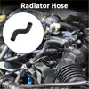 Black rubber radiator hose with curved design for Toyota 4Runner 2000 shown from the back side