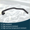 Black rubber radiator hose with reinforced ends and flexible curve for toyota 4runner 4.0l heater hose 2 x