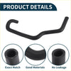 Black rubber radiator hose with reinforced lining for precise fit in toyota 4runner 4.0l heater hose set