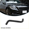 Black rubber radiator hose with curved design and oem 165720p230 for toyota crown 2010-2012 lower hose