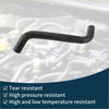 Black rubber radiator coolant hose with curved design for toyota crown 2010-2012 lower hoses set