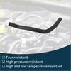 Black rubber radiator hose for Toyota Land Cruiser 2012-2016 with smooth flexible curve lower hose 1657231292