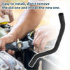 Black rubber radiator lower hose with brass clamp for toyota land cruiser 2012-2016 model