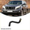 Black rubber radiator hose with yellow stripe for Toyota Levin 2017 coolant system replacement