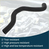 Black rubber radiator hose with curved design for Toyota RAV4 2020-2024 cooling system replacement