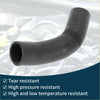Black rubber radiator hose with smooth curved design for toyota reiz 25s leather sunroof version 2007-2012