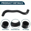 Black rubber radiator hose for toyota reiz 2006-2007 with reinforced inner lining and smooth flexible exterior