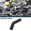 Black rubber radiator hose with a smooth flexible surface and curved design for toyota reiz 3.0v premium 2005