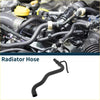 Black rubber radiator hose with curved design and reinforced fittings for toyota tarago 2006-2019 upper pipe