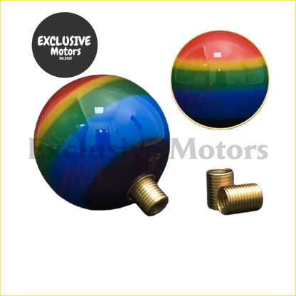 Rainbow Gear Shift Knob Ball - Interior Accessories