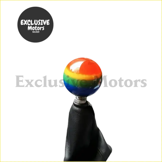 Rainbow Gear Shift Knob Ball - Interior Accessories