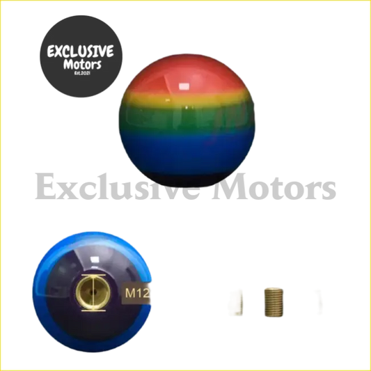 Rainbow Gear Shift Knob Ball - Interior Accessories