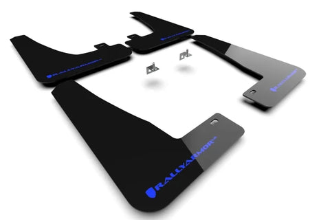 Rally Armor Rally Armor 22-24 Tesla Model X Black UR Mud Flap w/Blue Logo