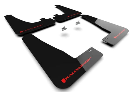 Rally Armor Rally Armor 22-24 Tesla Model X Black UR Mud Flap w/Red Logo