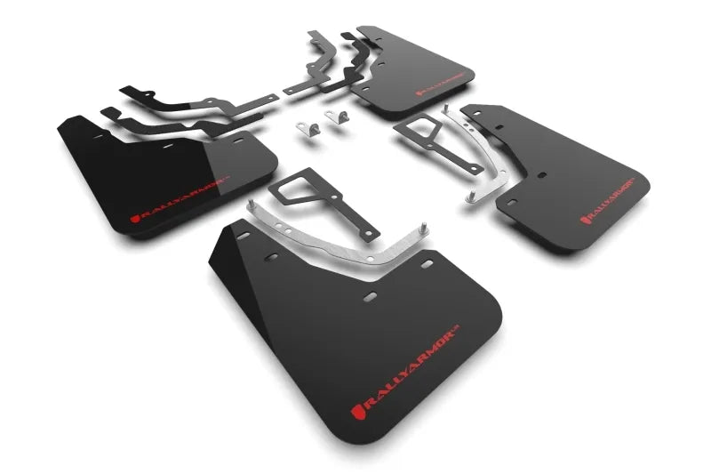 Rally Armor Rally Armor 2025 Hyundai Ioniq 5 N Black Mud Flap w/Red Logo