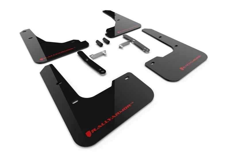 Rally Armor Rally Armor 2024 Hyundai Elantra Black Mud Flap Red Logo
