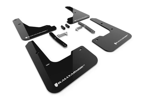 Rally Armor Rally Armor 2024 Hyundai Elantra Black Mud Flap White Logo