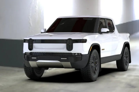 Rally Armor Rally Armor 22-24 Rivian R1T Black UR Mud Flap w/Dark Grey Logo