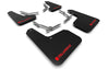 Rally Armor Rally Armor 12-19 Ford Focus ST / 16-19 RS Black UR Mud Flap w/Red Altered Font Logo