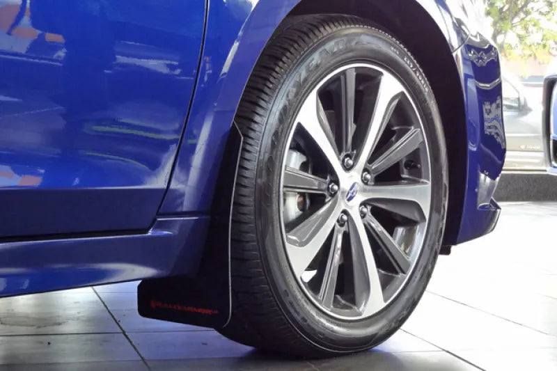 Rally Armor Rally Armor 15-19 Subaru Legacy Black UR Mud Flap w/ Grey Logo — fits Subaru Liberty