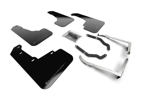 Rally Armor Rally Armor 18-23 Subaru Crosstrek Black UR Mud Flap w/Grey Logo — fits Subaru Xv