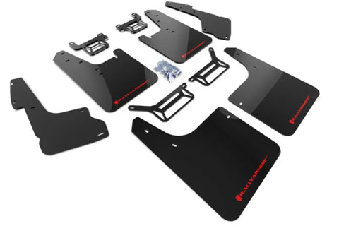 Rally Armor Rally Armor 12-24 Toyota 4Runner Black UR Mud Flap w/Red Logo